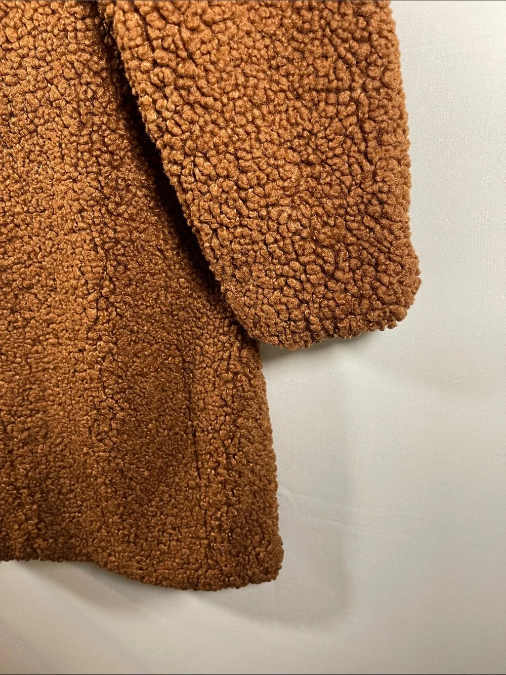 NWT J. Crew Women's Rust Brown Teddy Coat Size XXS